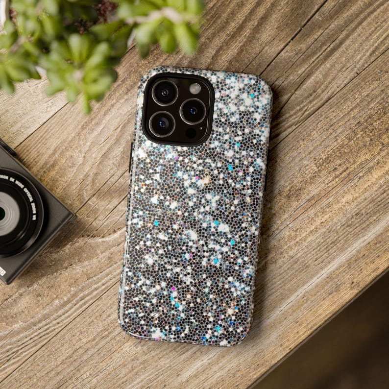 SPARKLING GLITTER iPhone Case, Best Seller All 17 Models Available iPhone Tough Cases, Stylish Fashion, Durable, Double Layer Protection image 6