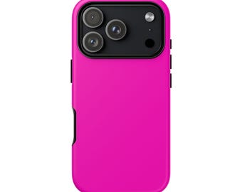 iPHONE 17 TOUGH Cases Available All 17 Models Durable Impact Resistant Quality Glossy Or Matte Finish Magenta Color Cases Double Layered