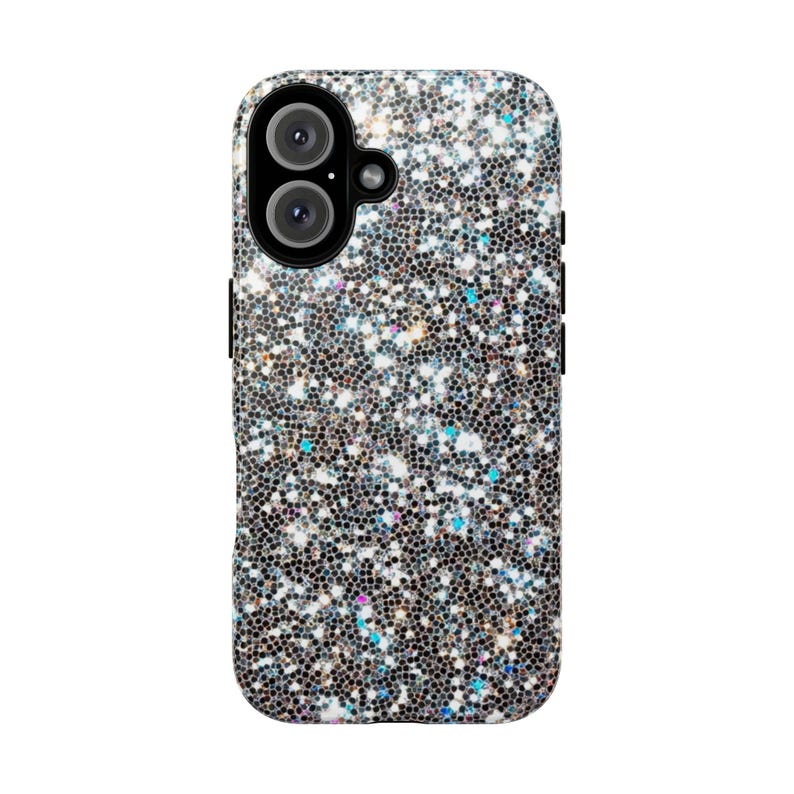 SPARKLING GLITTER iPhone Case, Best Seller All 17 Models Available iPhone Tough Cases, Stylish Fashion, Durable, Double Layer Protection image 7