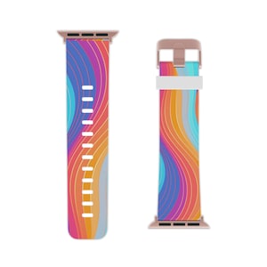 BRIGHT BEAUTIFUL WATCH Band for Apple Watch Awesome Energetic Color Mix Apple Replacement Bands Ideal Gift Durable Quality Value Bold Colors