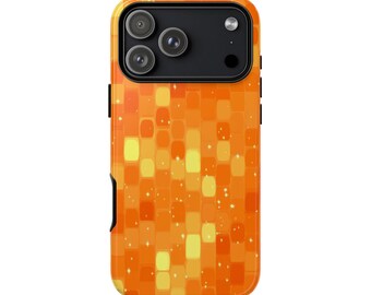 IPHONE 17 TOUGH Cases Available All 17 Models Durable Top Protective Quality Case Glossy & Matte Finish Dual Layer Protection Popular Orange