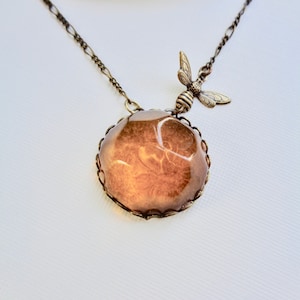 Bee Necklace Bridgerton Jewelry Honey and Bee Vintage Style Brass Jewelry Mothers Necklace Birthday Gift For Her Beehive Pendant