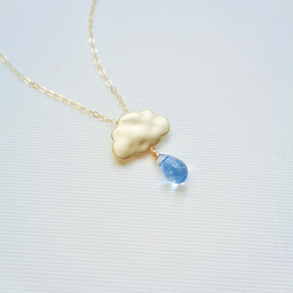 Rain Necklace Etsy