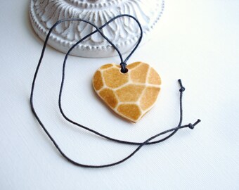 Honeycomb Necklace, Heart Necklace, Sweetheart Necklace, Honeycomb Pendant, Mothers'  Necklace, Gift for Her, Choker, Honey Necklace