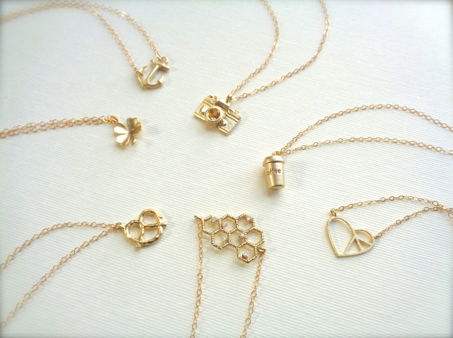 Gold Layered Clover Necklace main image 1