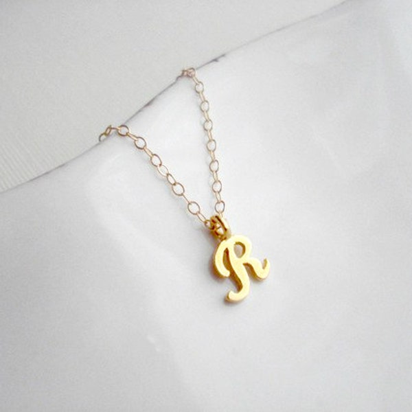 Letter Necklace Minimalist Gold Necklace Personalized Necklace Monogram Letter Jewelry Custom Wedding Jewelry Gift For Her