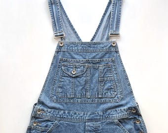 Salopette in denim vintage da uomo GAP, anni '80 e '90, larghezza 34"