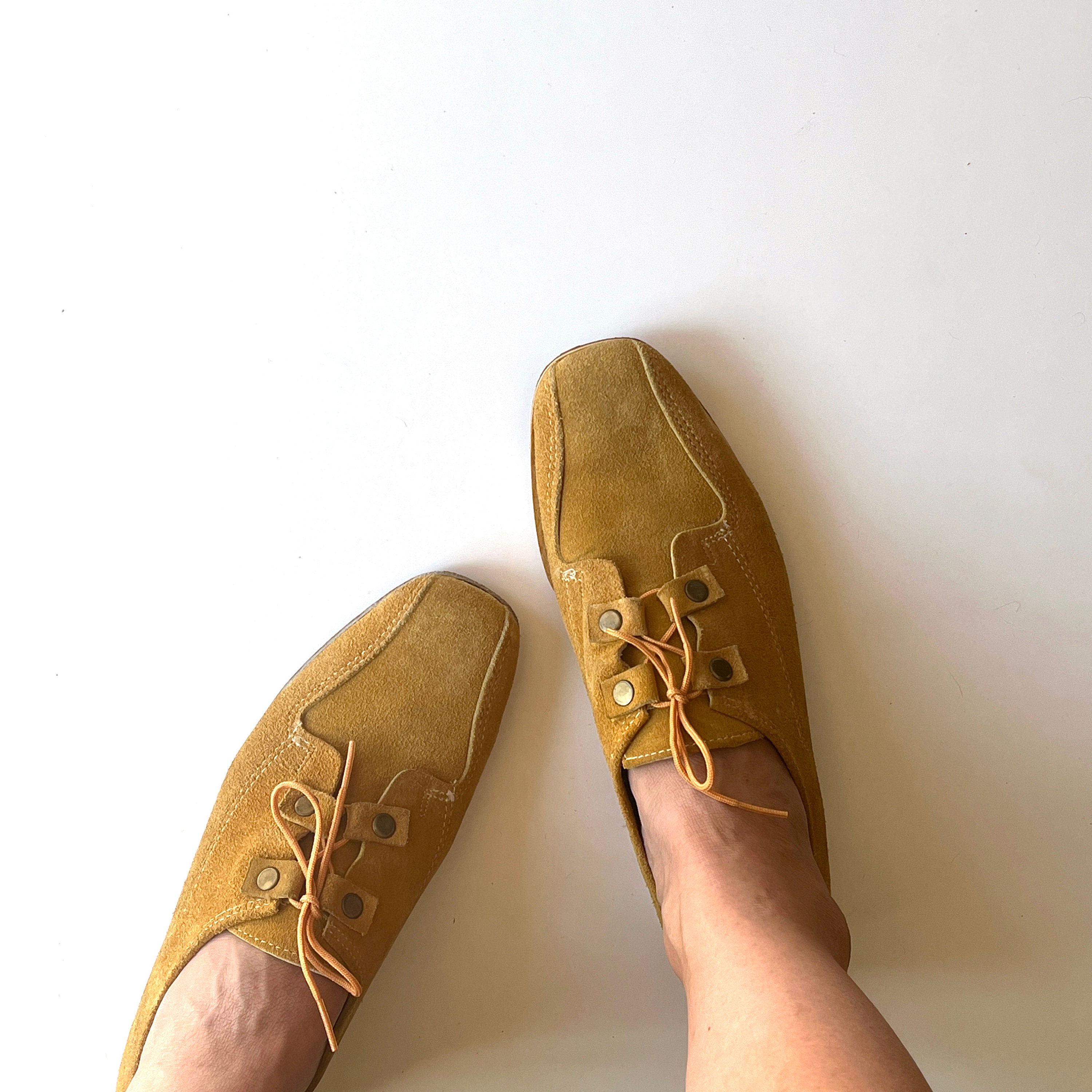 Vintage 60s Hyde Gold Suede Bowling Shoes Size 9.5 - Etsy