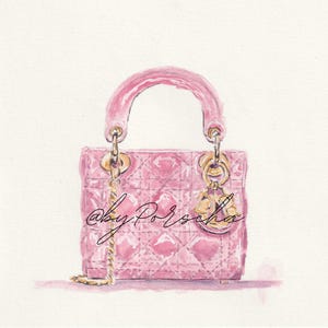 verjaardagskaart - Lady Dior-tas