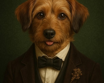 Custom Pet Poster | Personalized Animal Portrait | Unique Gift for Pet Lovers | Pet Memorial Keepsake