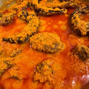 Egusi / melon soup /Egusi ijebu (half pan)
