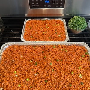 Jollof rice (half pan)