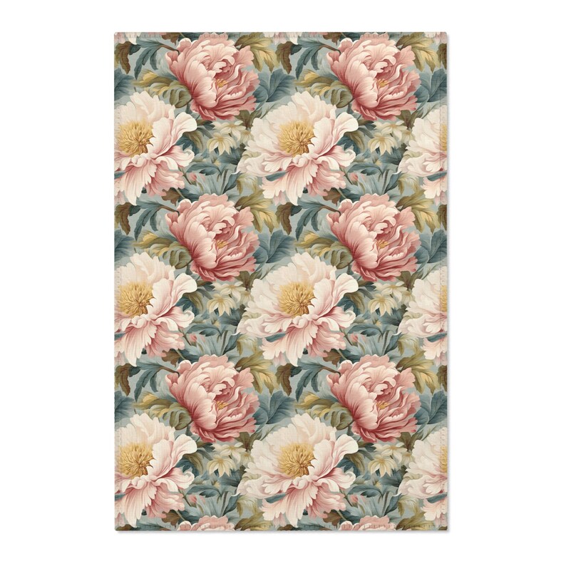 French Cottage Decor Area Rugs, Shabby Chic Home Decor, Distressed Boho ...