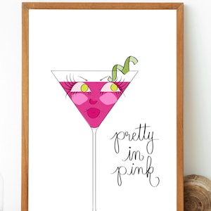 Cosmopolitan Wall Art, Digital Print, Downloadable Print, Cosmo Poster