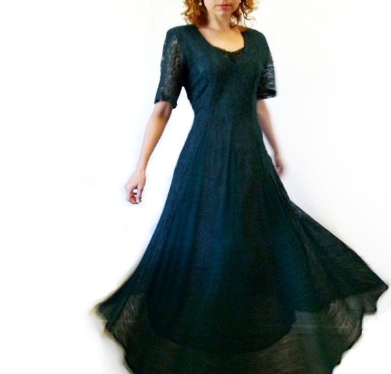 bottle green lace dress Nicoletta main image 1