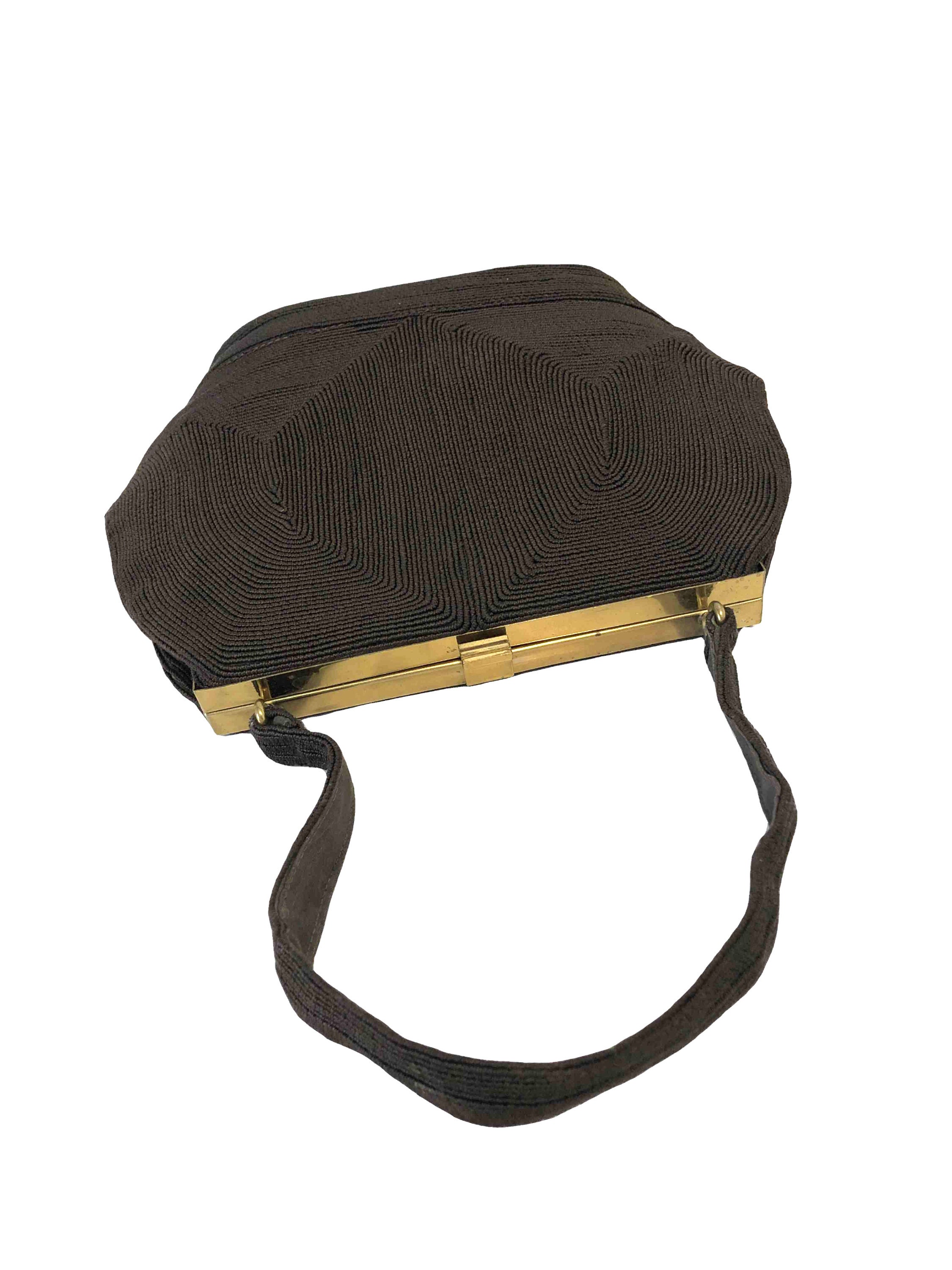 Ceinture Large En Corde Torsadée Marron Carolyn Tanner - Style Bohème Et Naturel