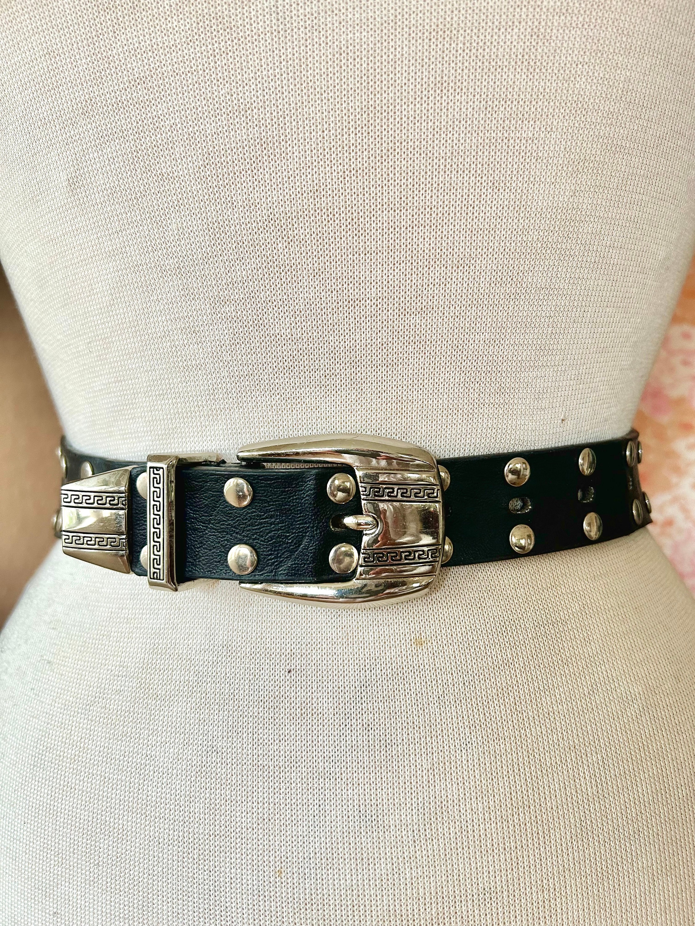 Vintage Gold & Silver Lion Head Medallion Versace Inspired Metal