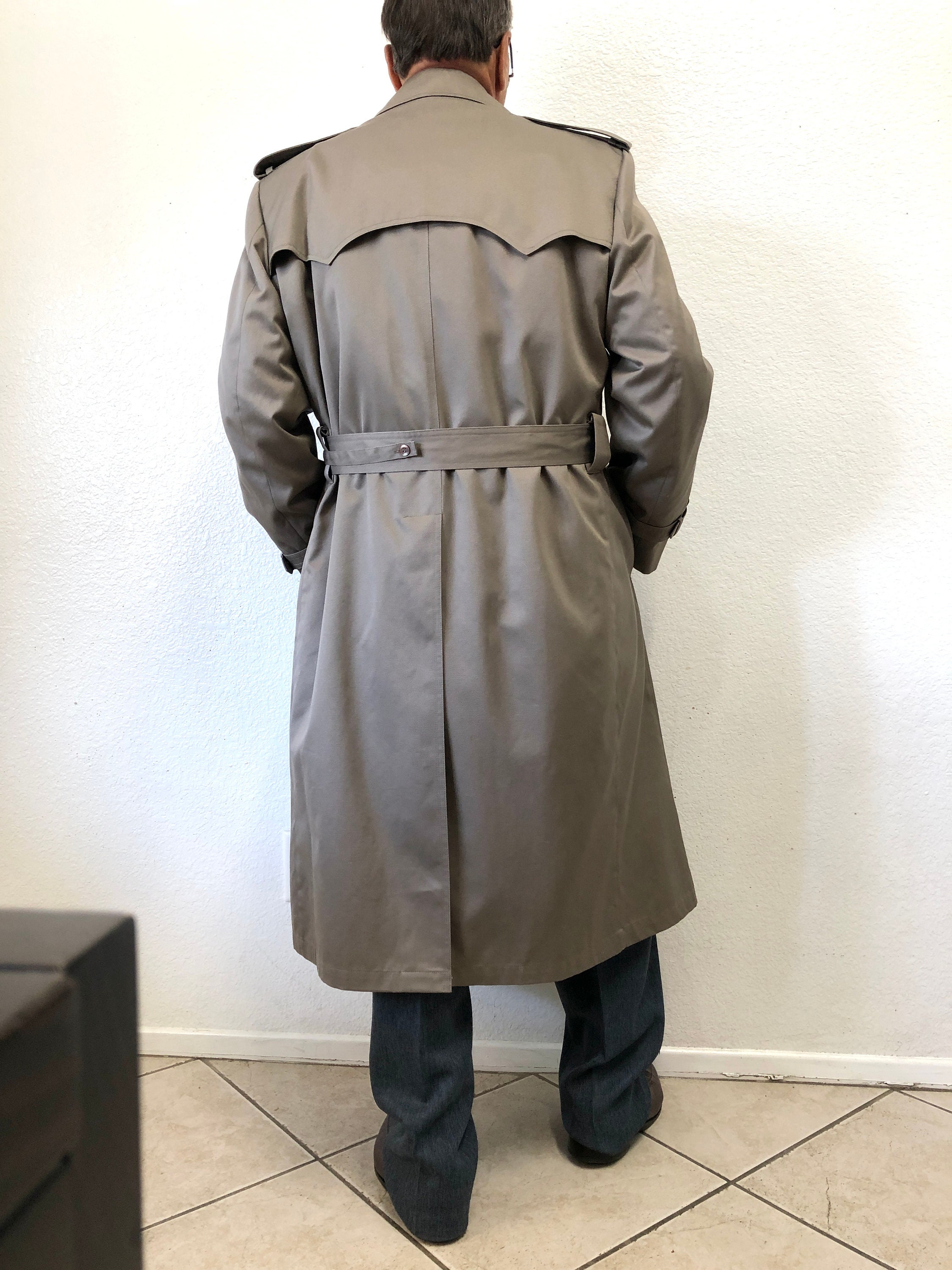 Vintage Trench Coat London Towne Double Breasted Raincoat - Etsy
