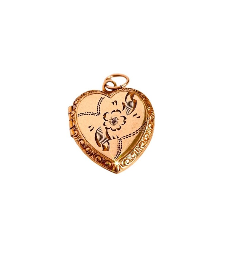 1940s Flowering Heart Locket