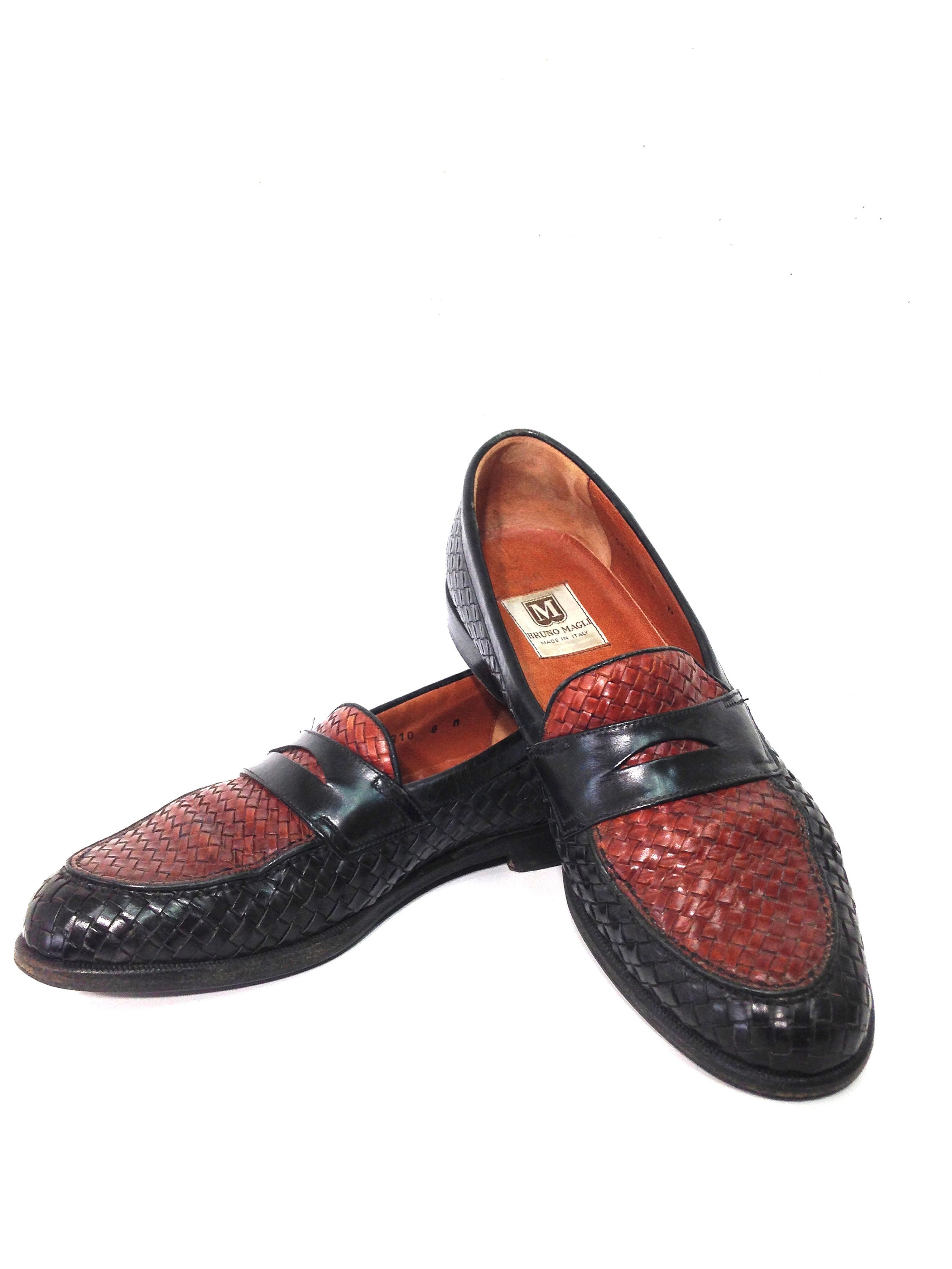 Bruno Magli Mens Alfeo Red Shoes (NWT) Bruno Magli Leather Upper Red Dress Shoes for Men for sale  main image 4