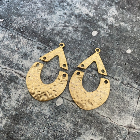 Accessorize in Style with Brass Earring Findings - Raw Brass