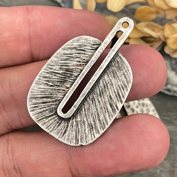 Bohemian Brass Jewelry Findings, Minimalist Earring Charms (2 Pieces) - 8079