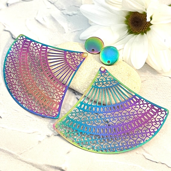 Spring Fashion Favorites: Handmade Multi Color Earrings - Crafted Pieces for Trending Styles - 2020