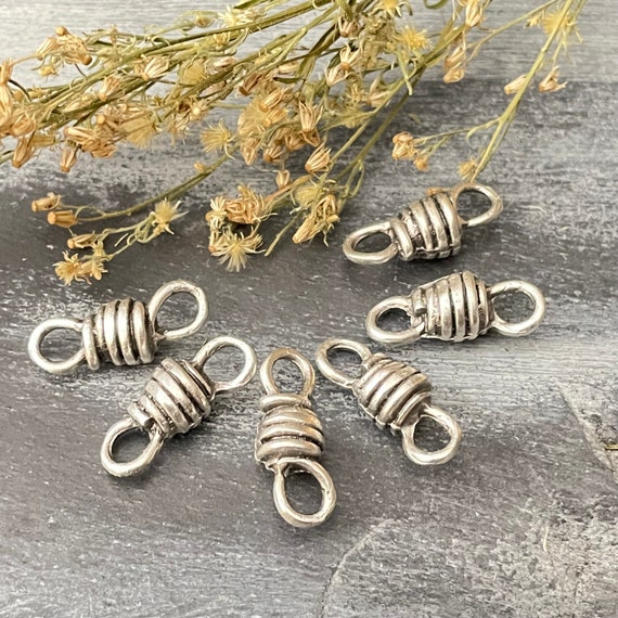 Brass Bohemian Earring Charms Findings for Jewelry Set Supply Making. Silver Plated Jewelry Designs for Jewelry making.6 Pieces- 8197