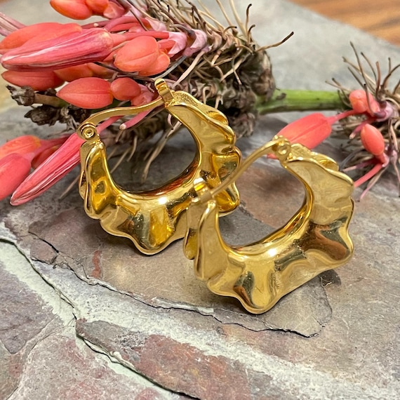 Handmade Bohemian Lotus Earrings with Gemstones, Boho Chic Jewelry - 5592