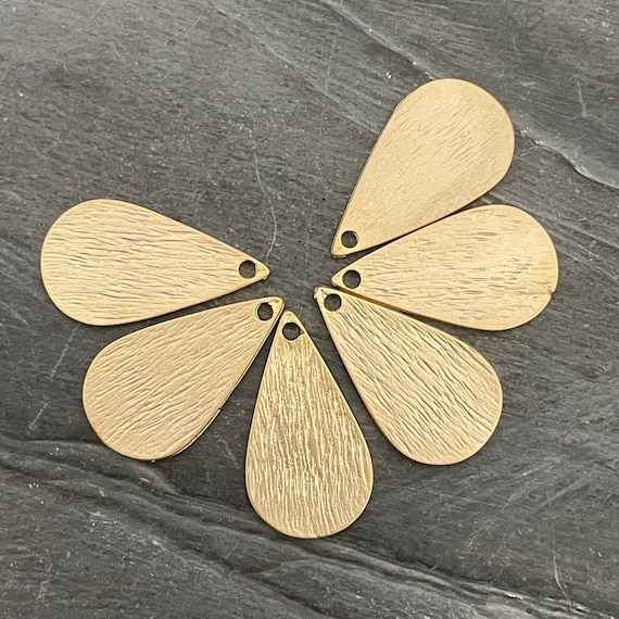 Matte Gold Brass Earring Findings - Boho Jewelry Supplies 1155