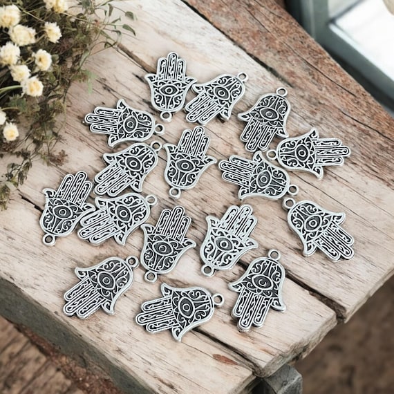 Handmade Brass Earring Charms - Jewelry Making Supplies and Findings. 7029