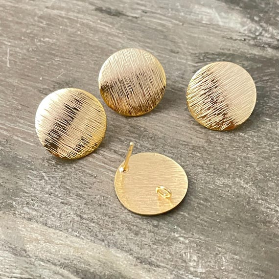 Brass Earring Findings Set for Creative Earring Design - Jewelry Making Supplies -5635