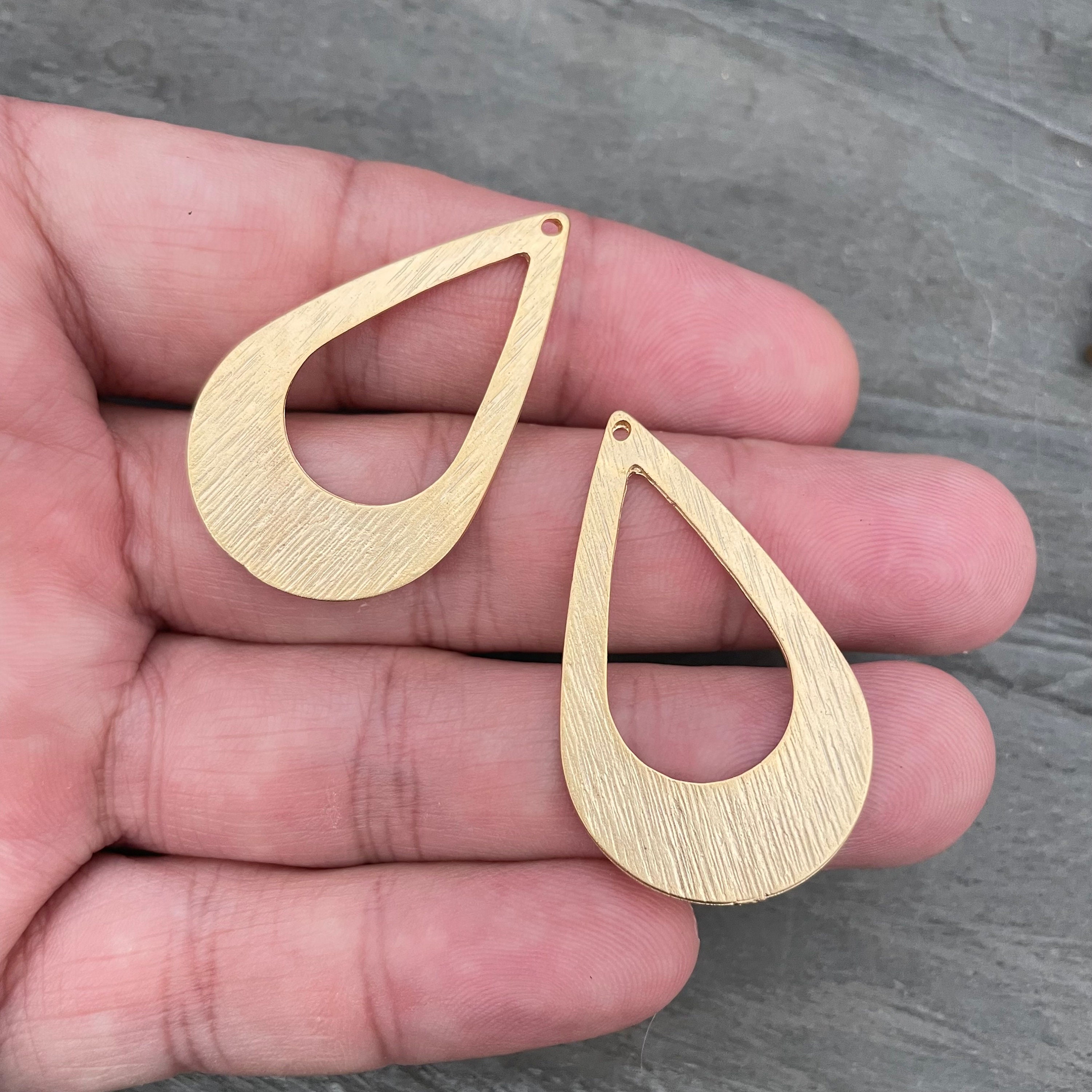 6 Pieces Harmony Earring Findings-Brass Earring Findings