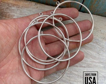 Componentes para la fabricación de pendientes y joyas. - Seaview Circles - 8105