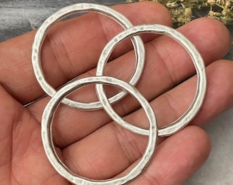 Componentes de latón y plata para pendientes: Materiales para joyería artesanal - 8138