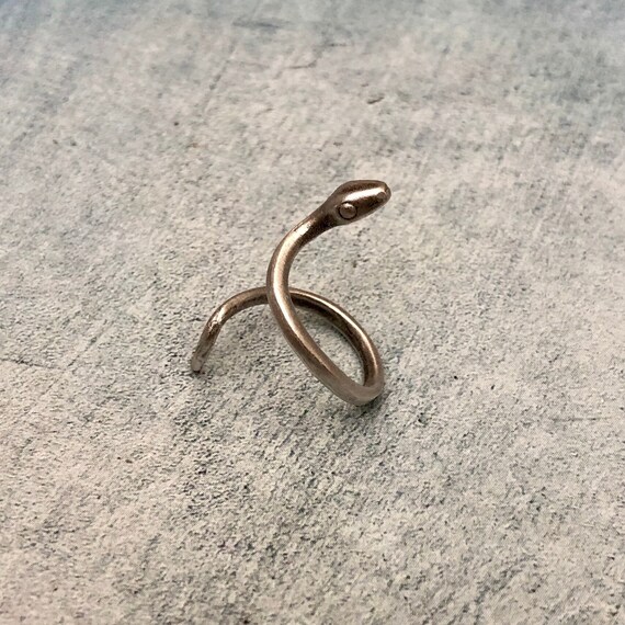 Snake Ring- Bohemian rings, adjustable ring, brass ring. 4477