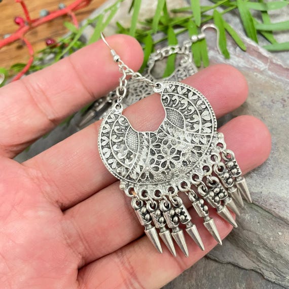 Bohemian, Boho Style, Gypsy, Hippie, Ethnic Earrings - Bohemian Earrings -Boho Earrings - 5648