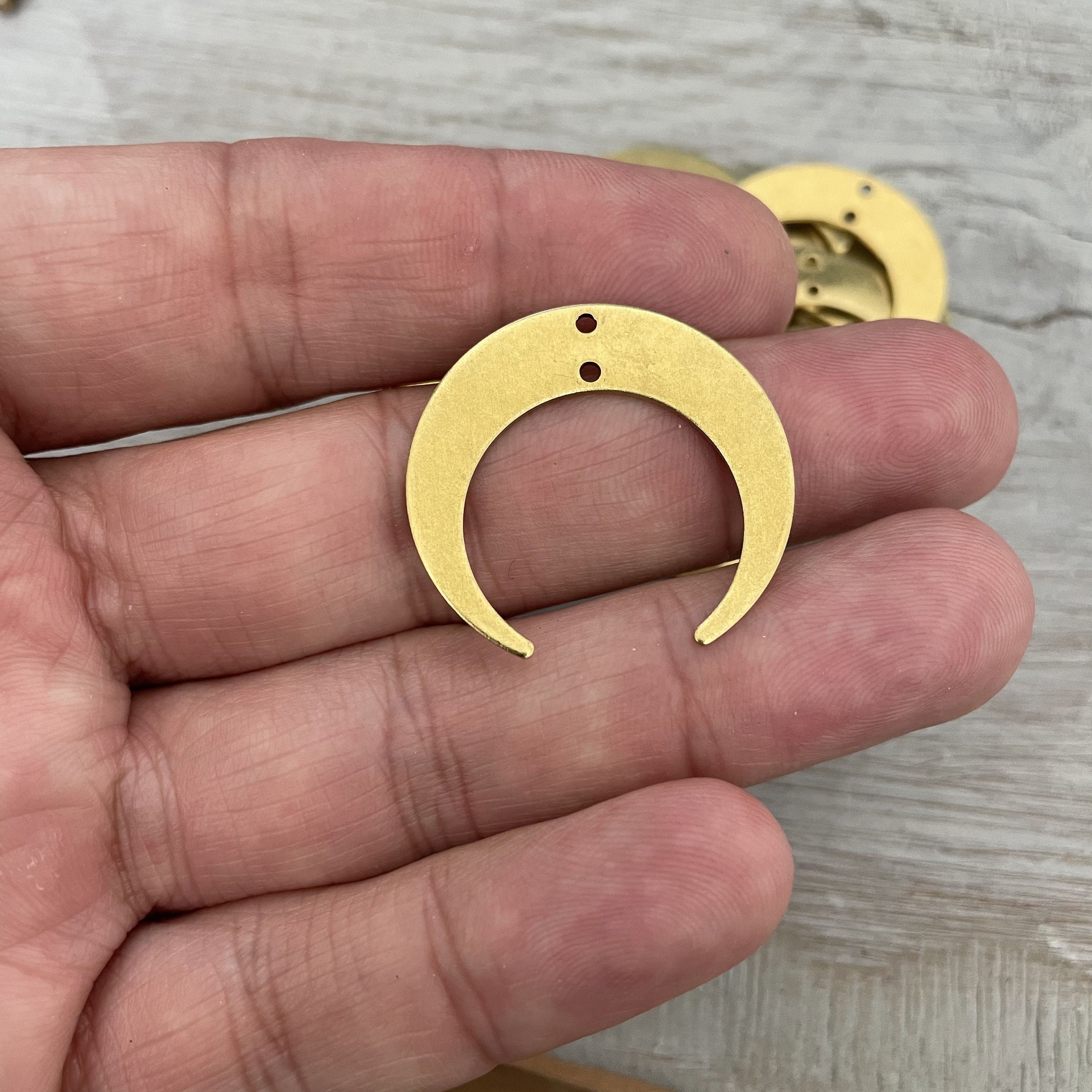 3031 Approx.12 PCS Raw Brass Earring Findings,One set, endless