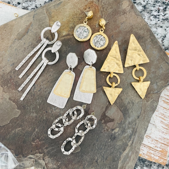 Colorful Boho Earring Set - 5 Pairs Included - 5361