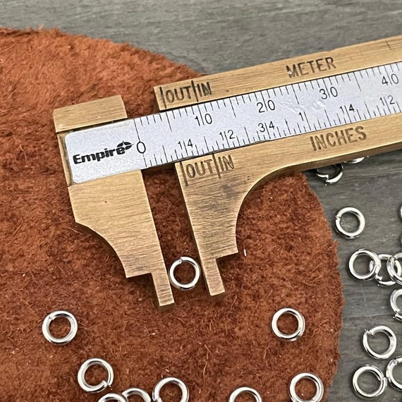 Circle Jump Rings: Silver Color Set (5mm, 6mm & 7mm Sizes) 9009