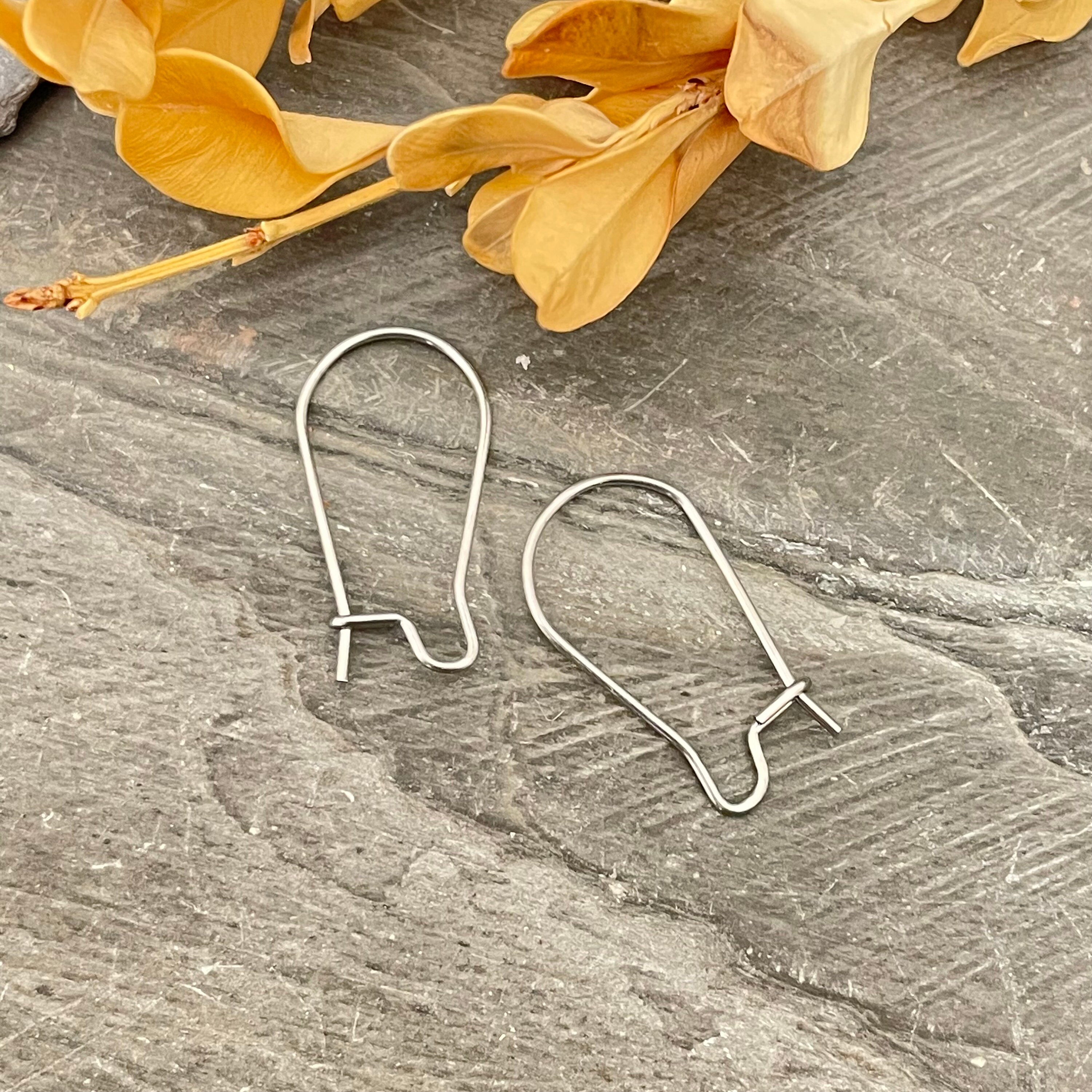 Surgical Steel Earring Hooks Circle Earring Wire Steel Earring