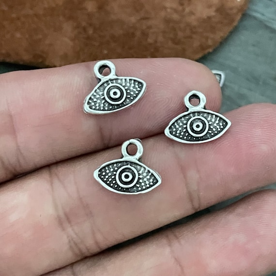 Boho Chic Statement Earrings with Silver Boho Findings - Tribal and Ethnic Jewelry Making. 15 Pieces Mini Drops . 12 GR total. 8082