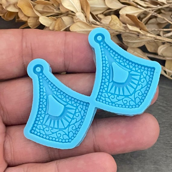 Bohemian Earring Silicone Resin Mold Set: Jewelry Making Supplies