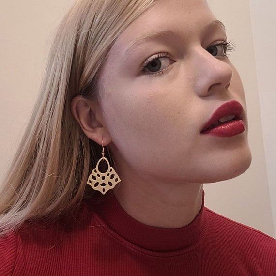 Chunky Statement Earrings - Unique Sustainable Jewelry with Boho Vibes. 5307/1039