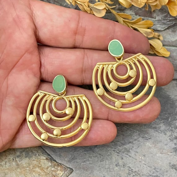 Tibetan Boho Retro Flower Mandala Silver Earrings Gypsy Vintage Hippie Ethnic Tribal Bohemian - 5408