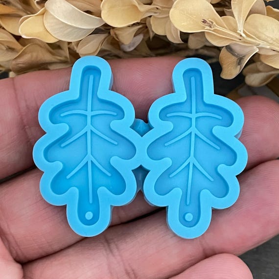 Leaf Silicone Resin Mold: Christmas Epoxy Craft (42mm)