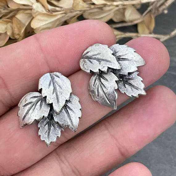 Chunky Statement Earrings - Unique Sustainable Jewelry with Boho Vibes - 5631