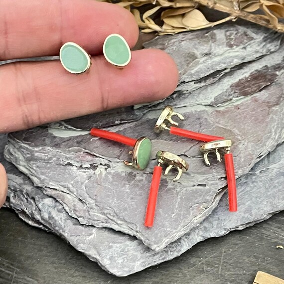 Brass Earring Findings Set - Ear Wires, Posts, and Studs Included - 5469