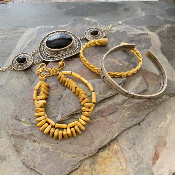 4 Pieces Set. Bohemian Bracelets for women. 2012
