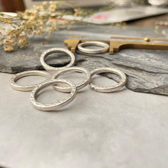 Earring Charms: Bohemian Brass and Silver Plated - Set of Six - 8202